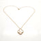 Collier Collier trèfle en or rose & nacre 58 Facettes