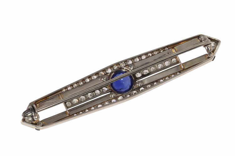 Bar brooch Art Deco from the 1920s: a glimpse of the glamour of the Roaring Twenties 