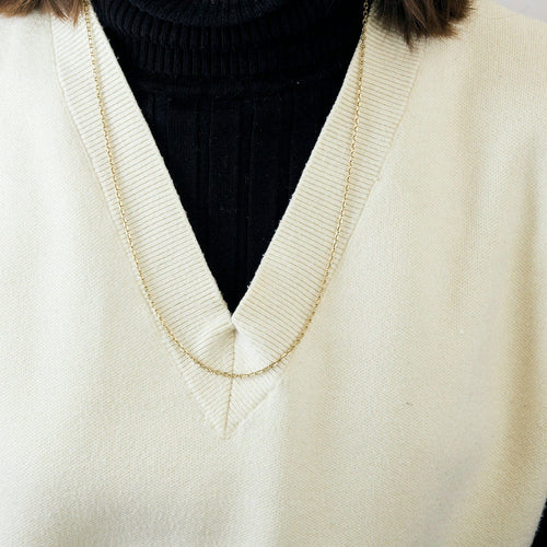 Collier Collier chaine forçat or jaune 58 Facettes LP1004/8