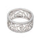 Bague 51 Chanel Bague Bandeau Camélia  Or blanc Diamant 58 Facettes 4416094RV