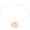 Collier Ginette NY collier Pendentif Jumbo donut on chain Or rose 58 Facettes 2656184CN