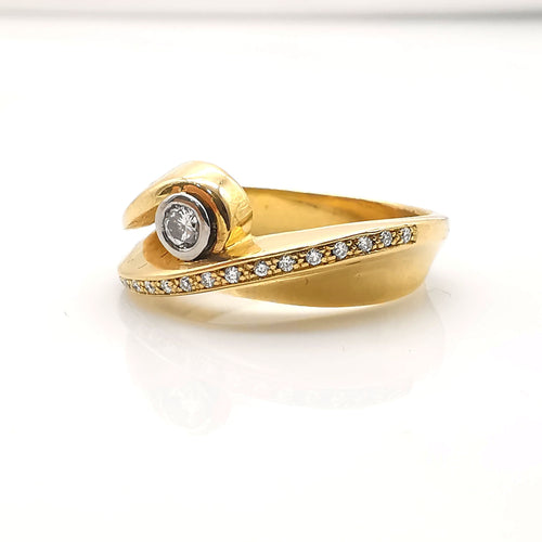 Bague 55 Bague or & diamants 58 Facettes