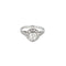 Bague 58 Bague solitaire en or gris et diamants 58 Facettes COL31343