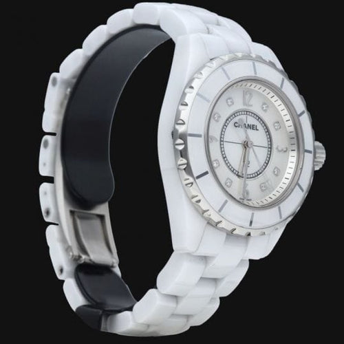 Montre Chanel Montre J12 29Mm Nacre Quartz 58 Facettes MT39966