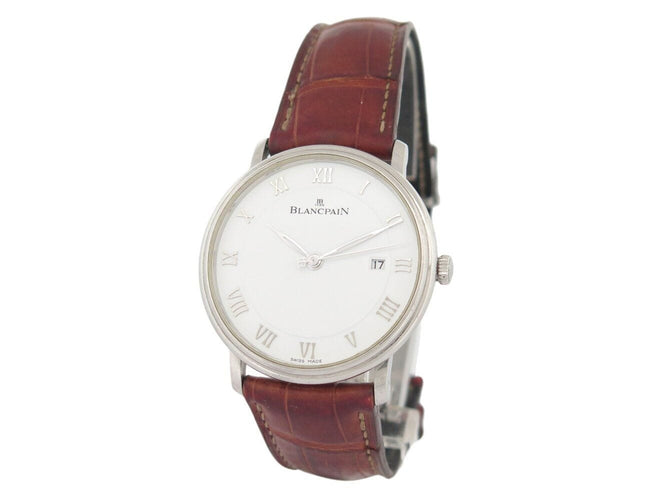 Montre montre BLANCPAIN villeret ultra plate 6651-1127-55b 40mm acier auto 58 Facettes 272432