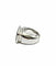 Bague 56 FRED – Bague or blanc et quartz fumé 58 Facettes