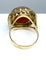 Bague 59 Bague en or jaune et camée sur cornaline 58 Facettes AB330