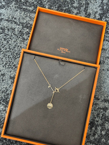 Collier Collier Hermès Ex-Libris or rose 58 Facettes 1295