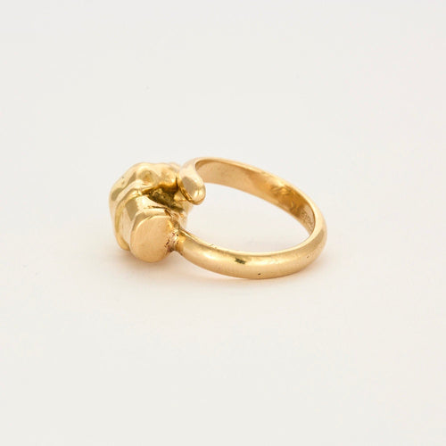 Bague Bague félin or jaune diamants 58 Facettes LP462/13