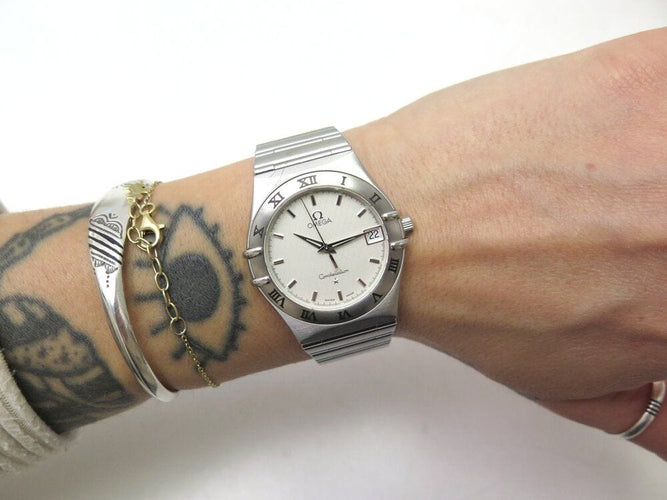 Montre montre OMEGA constellation 15123000 33mm acier quartz fullset lady 58 Facettes 266979