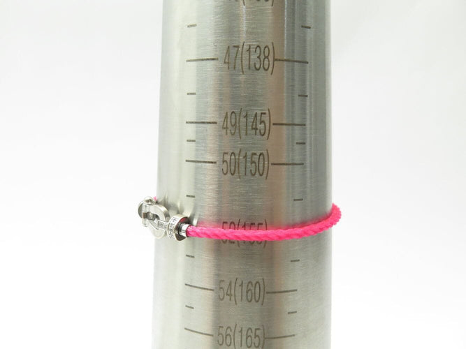 Bracelet bracelet FRED force 10 moyen 0b0077 t15 or blanc 18k 34 diamants 2 cables 58 Facettes 269620