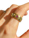 Bague 54 Bague en or jaune rubis et diamant 58 Facettes