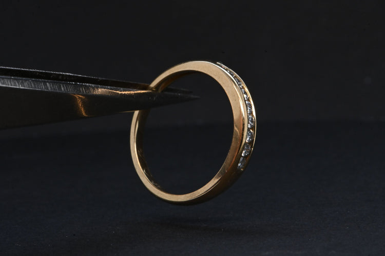 Bague 49 Bague Diamant Or Jaune 58 Facettes