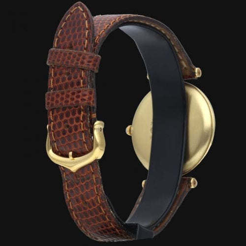 Montre Cartier Montre Must De Cartier Vermeil 58 Facettes MT41151