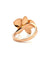 Bague 50 Bague en or rose 18 carats et petit diamant 58 Facettes