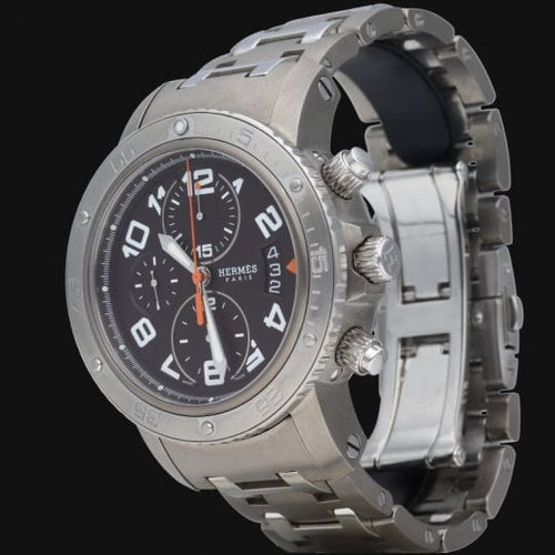 Montre Hermes Montre Clipper Diver Chronograph 58 Facettes MT41662