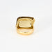 Bague 53 BAGUE CITRINE OR JAUNE 58 Facettes M8888