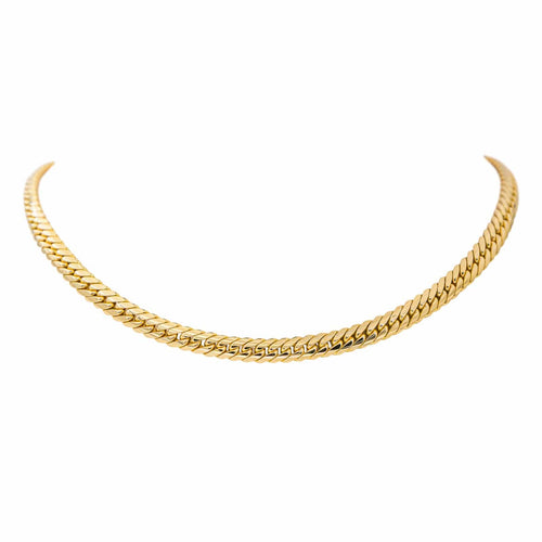 Collier Collier Maille anglaise Or jaune 58 Facettes 4386544CN