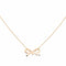 Ginette NY Collier Pendentif Mini bow Or rose 58 Facettes 2678581CN