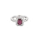 Bague 49,5 Bague or blanc, rubis et diamants 58 Facettes B250247