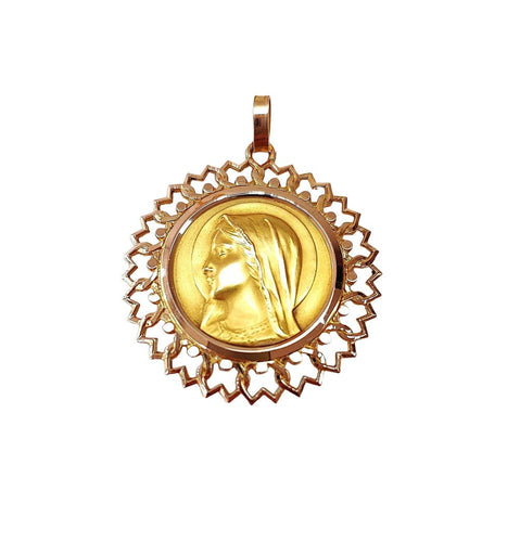 Pendentif Médaille Vierge 58 Facettes Med.Vierge.1369