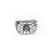 Bague 56.5 Bague en or blanc 18K saphir 58 Facettes BEA33763