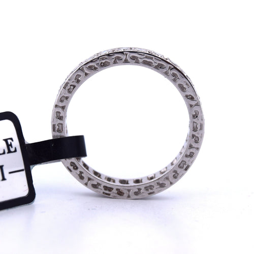 Bague 53 Bague en or blanc et diamants Veretta 58 Facettes