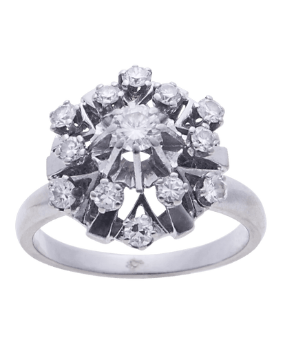 Alliance Siècle Révolu Or blanc 18K Diamant