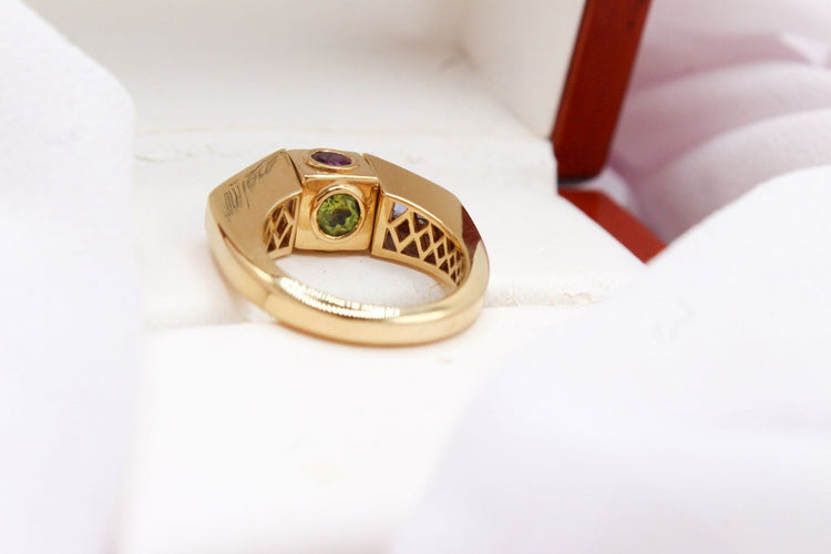 Bague 53 Bague "Premiers Joyaux" or jaune 58 Facettes 250199