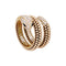 Bague 56 Bague Bulgari, "Serpenti" or rose, diamants et onyx. 58 Facettes 35177