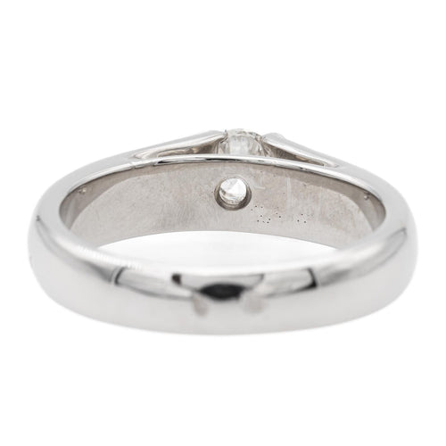 Bague 54 Bague Solitaire Or blanc Diamant 58 Facettes 578737RV