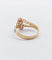 Bague 52.5 Bague victorienne or rose, diamants, pierres rouges (circa 1880) 58 Facettes A05228