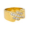 Pierścionek z żółtego złota z diamentem 