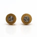 Boucles d'oreilles Boucles d'oreilles bouton en or jaune avec diamants 58 Facettes E362443B