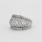 Bague 54 Bague pavage diamant or gris 58 Facettes 1