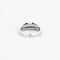 Bague 56 Bague or blanc, diamants 58 Facettes LP544/12