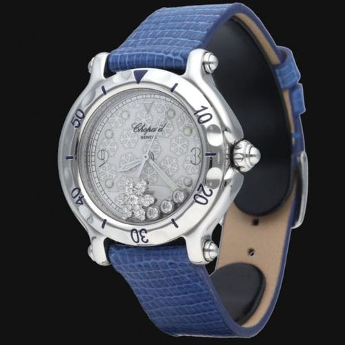 Montre Chopard Montre Happy Sport Snowflake 58 Facettes MT40959