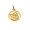 Pendentif Médaille ange en or jaune 58 Facettes COG04723