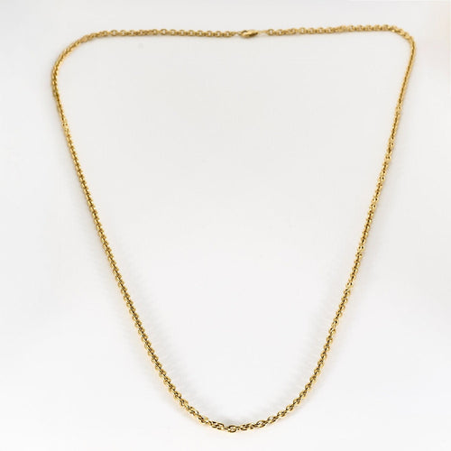 Collier Chaîne en or jaune à maille forçat 58 Facettes ALB15182