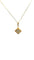 Collier Chaîne et pendentif en or jaune et diamants princesses 58 Facettes