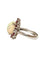 Bague 55 Bague avec Opale entourée de Rubis et Diamants 58 Facettes