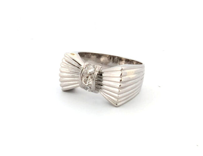 Anello In platino con diamanti