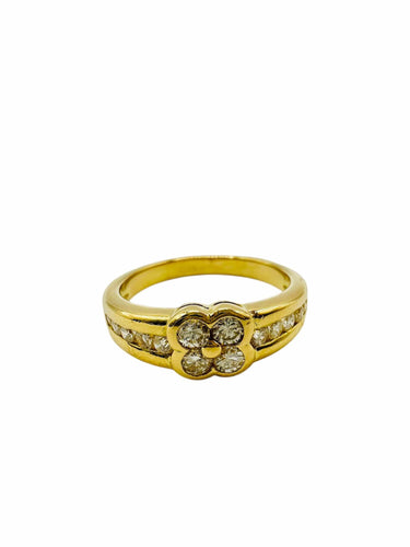 Bague 53 Bague or jaune et diamant 58 Facettes
