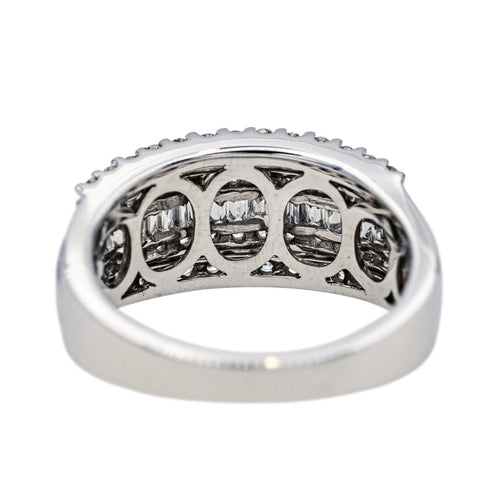 Bague 53 Bague Or blanc Diamant 58 Facettes 3858359RV