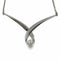Collier Collier or blanc et diamant 0,28 ct 58 Facettes