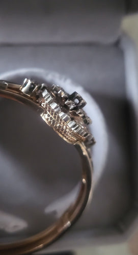 Bracelet Bracelet Napoléon III en or rose serti de diamants 58 Facettes