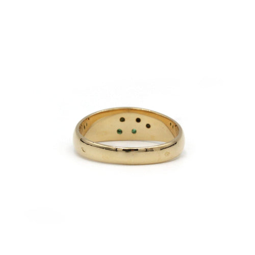 Bague 49 Bague - Or jaune & Emeraudes 58 Facettes 250039SP