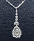 Collier Collier 1900 Diamant Poire 58 Facettes