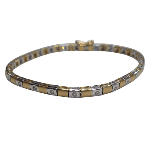 Bracelet Bracelet en or et diamants 58 Facettes P99