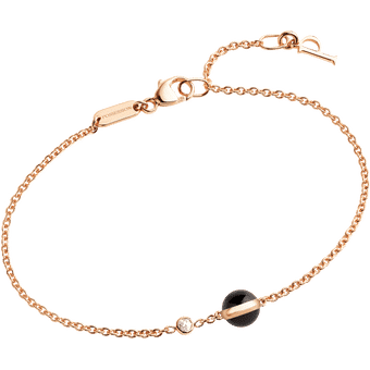 Bracelet PIAGET -  Bracelet POSSESSION or rose diamant onyx 58 Facettes